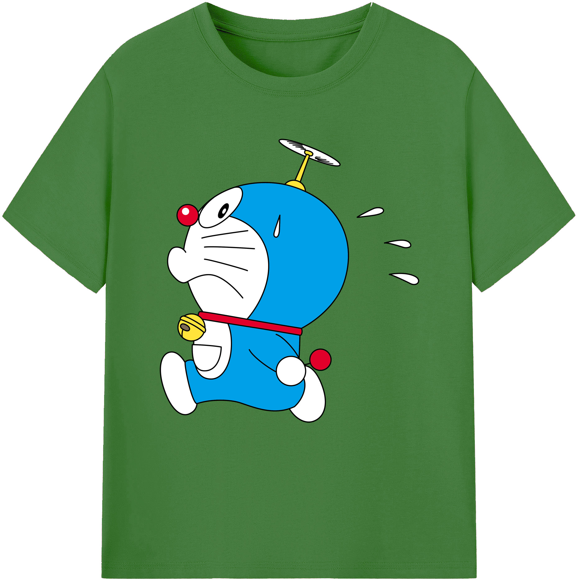（画像用） ドラえもん Doraemon レディースカジュアルプリントTシャツ（綿100％）